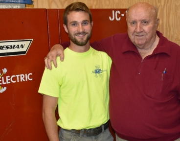 Veterans Day observed: Military service helps bond, define Joe Dickey and his grandson